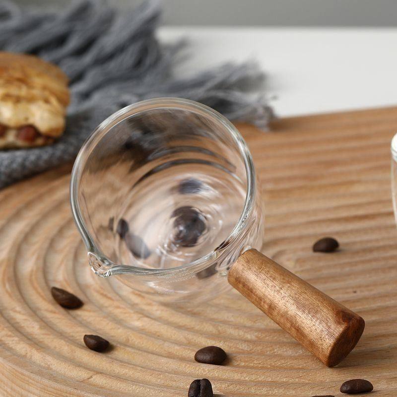 一勺米多功能米勺取面粉猫粮勺子小号木柄调味酱蘸料咖啡刻度量杯