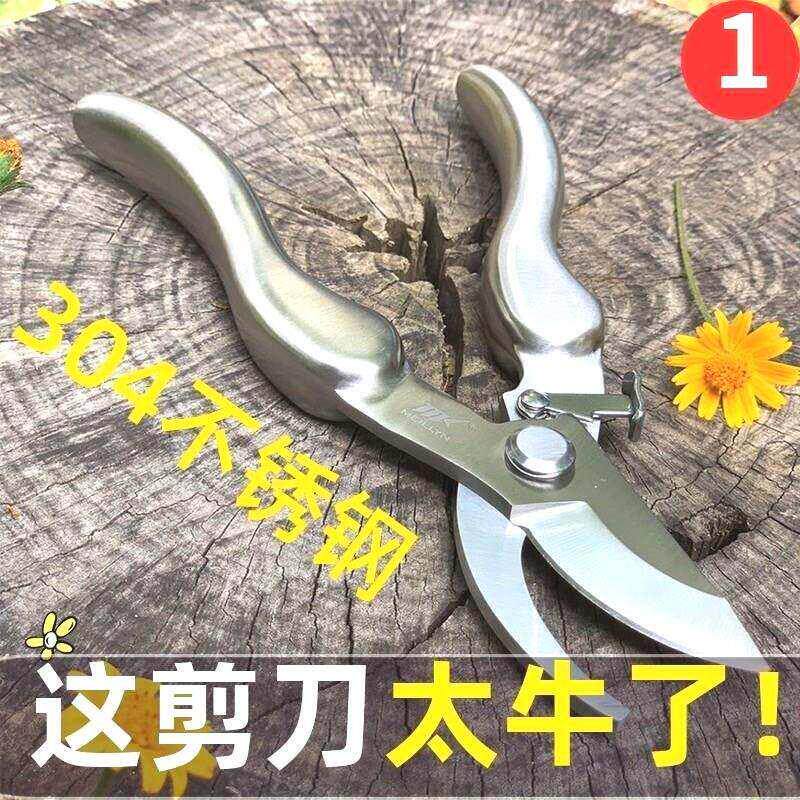 德国省力树剪不锈钢弹簧剪树枝剪刀修枝剪果树园艺花果摘果园林图片