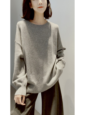 25冬~针织の天花板【意产㊣L*P/100羊绒/390G】经典神级/圆领套衫