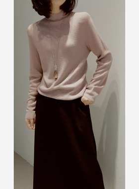 进阶版！打底衫【120'S精纺羊毛/可机洗/加密加厚】鱼骨纹/针织衫