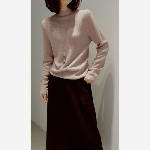 120'S精纺羊毛可机加密加厚针织