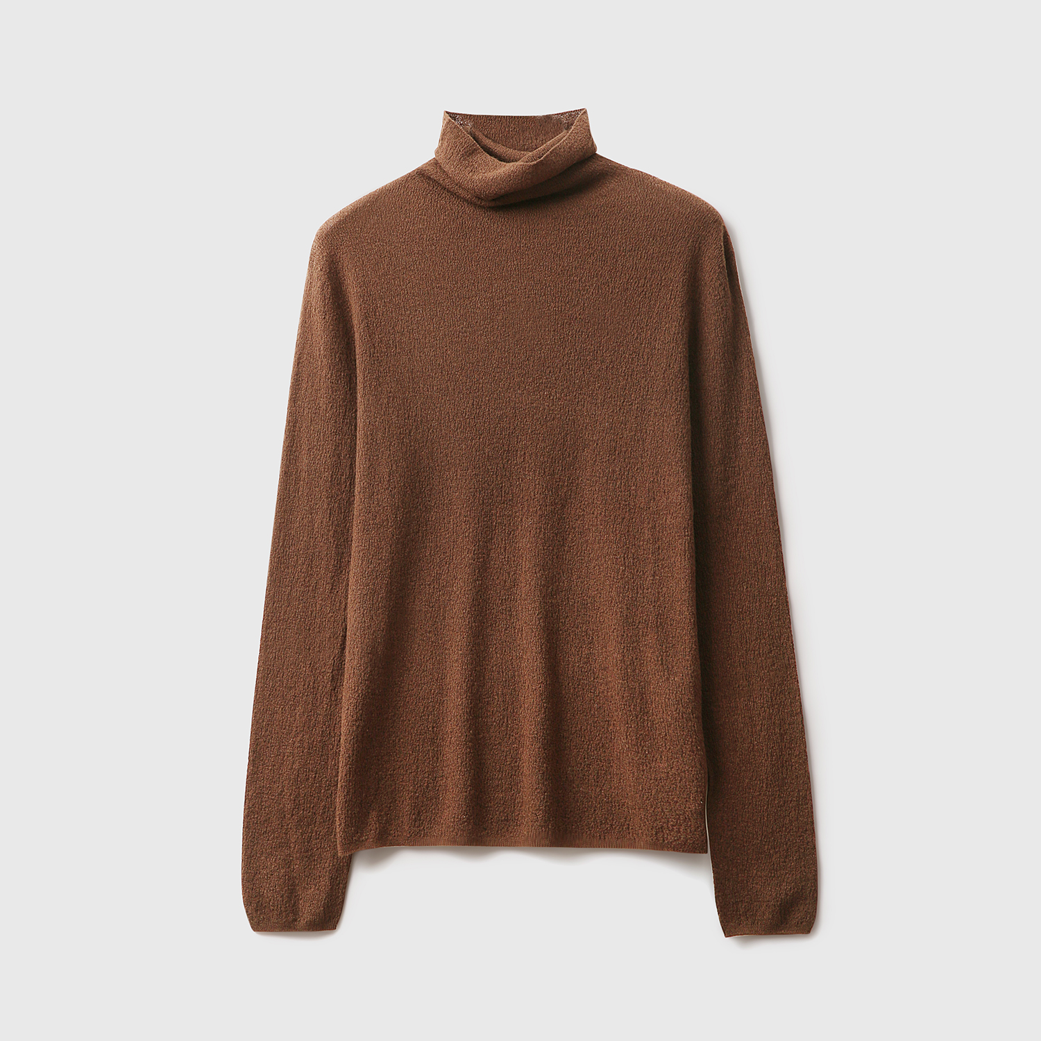 可机洗羊绒桑蚕丝18针无缝针织衫