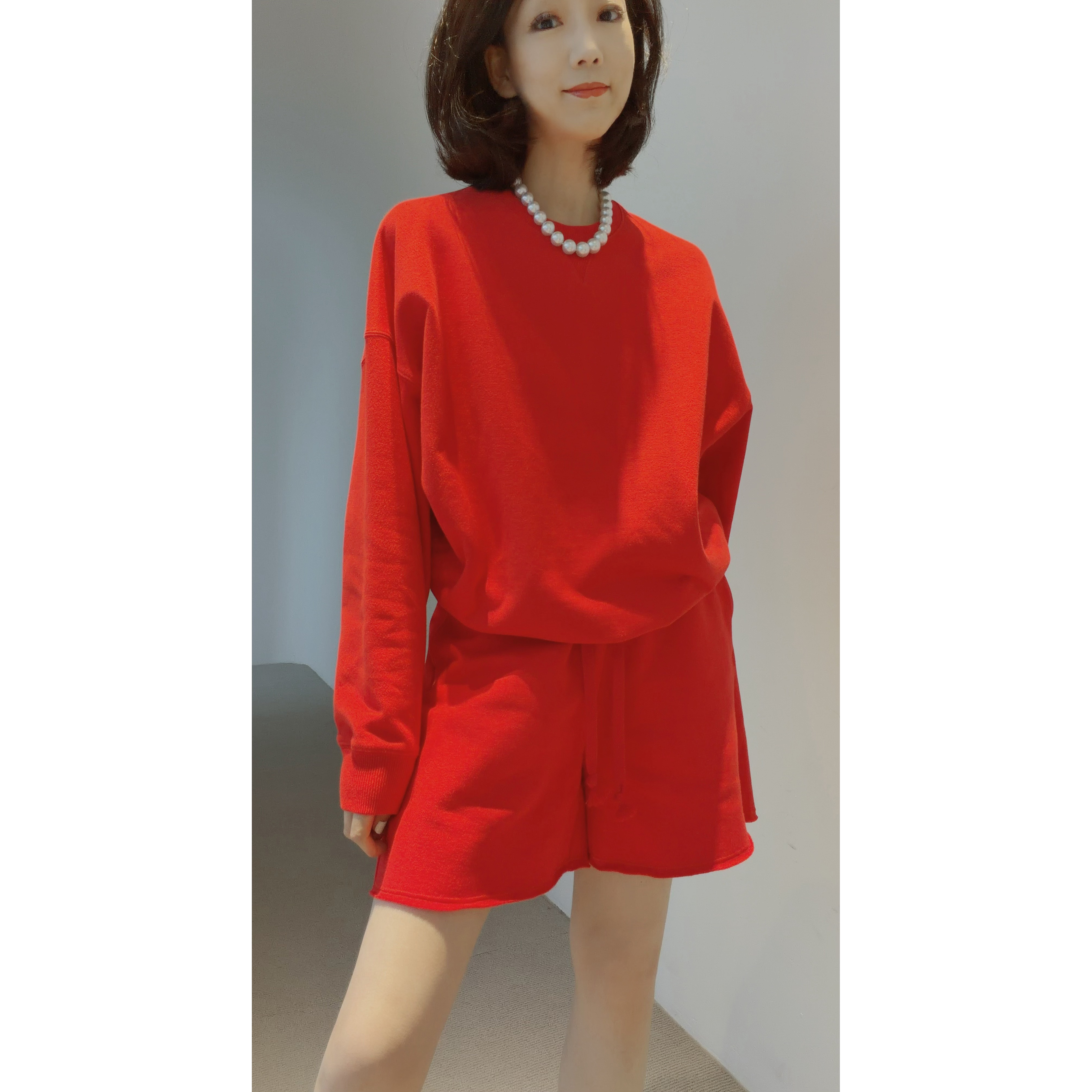 25秋~轻奢运动【高品全棉/抓毛工艺/松软亲肤】圆领卫衣/抽绳短裤
