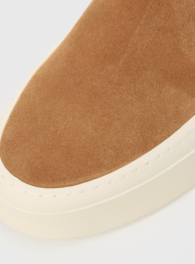 R0*W经典/低调老钱~【丝光牛猄/增3.5CM】舒适一脚蹬/乐福鞋