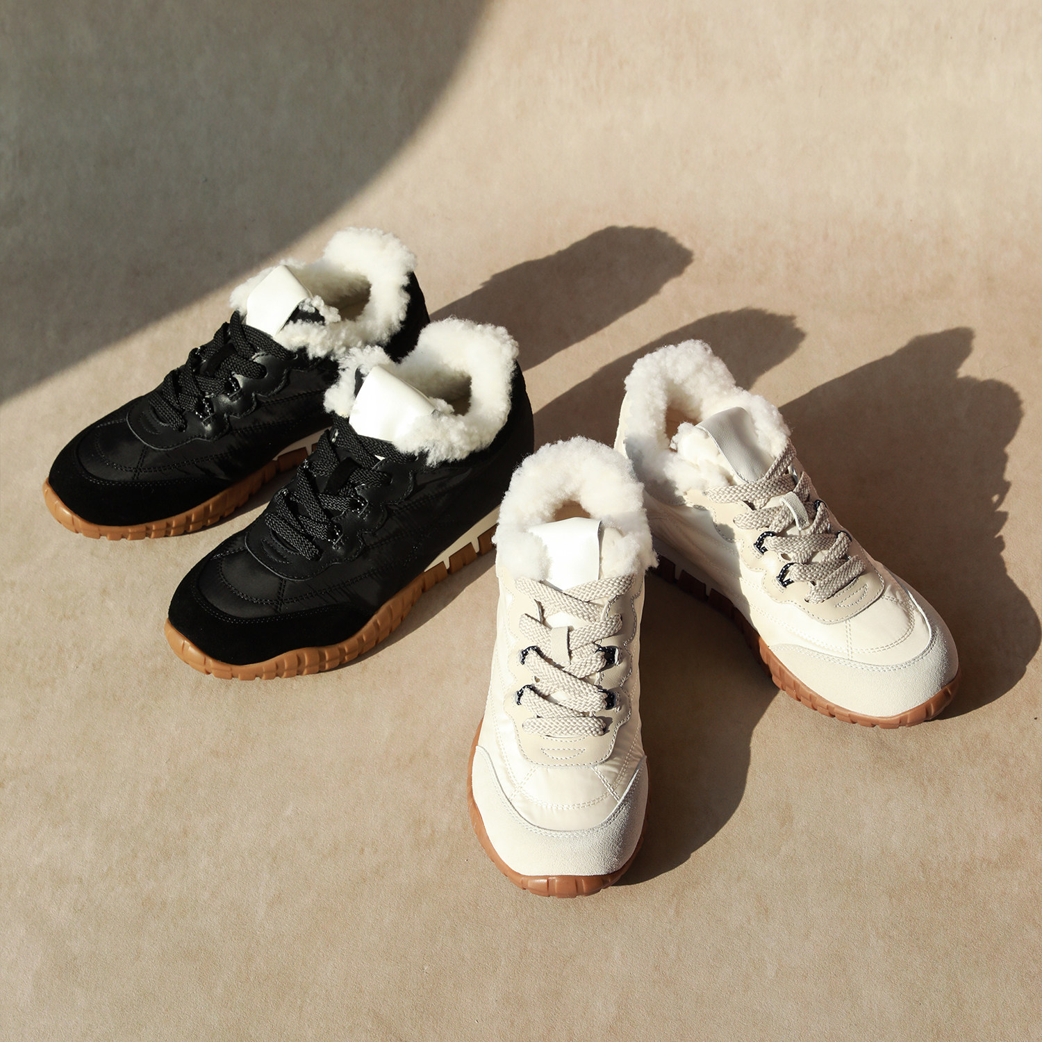 Miu系元气【牛猄功能防水布/轻盈脚感/羊毛鞋垫/增高5cm】运动鞋,女鞋,时尚休闲鞋,淘宝优惠券,粉丝福利购,淘宝优惠卷