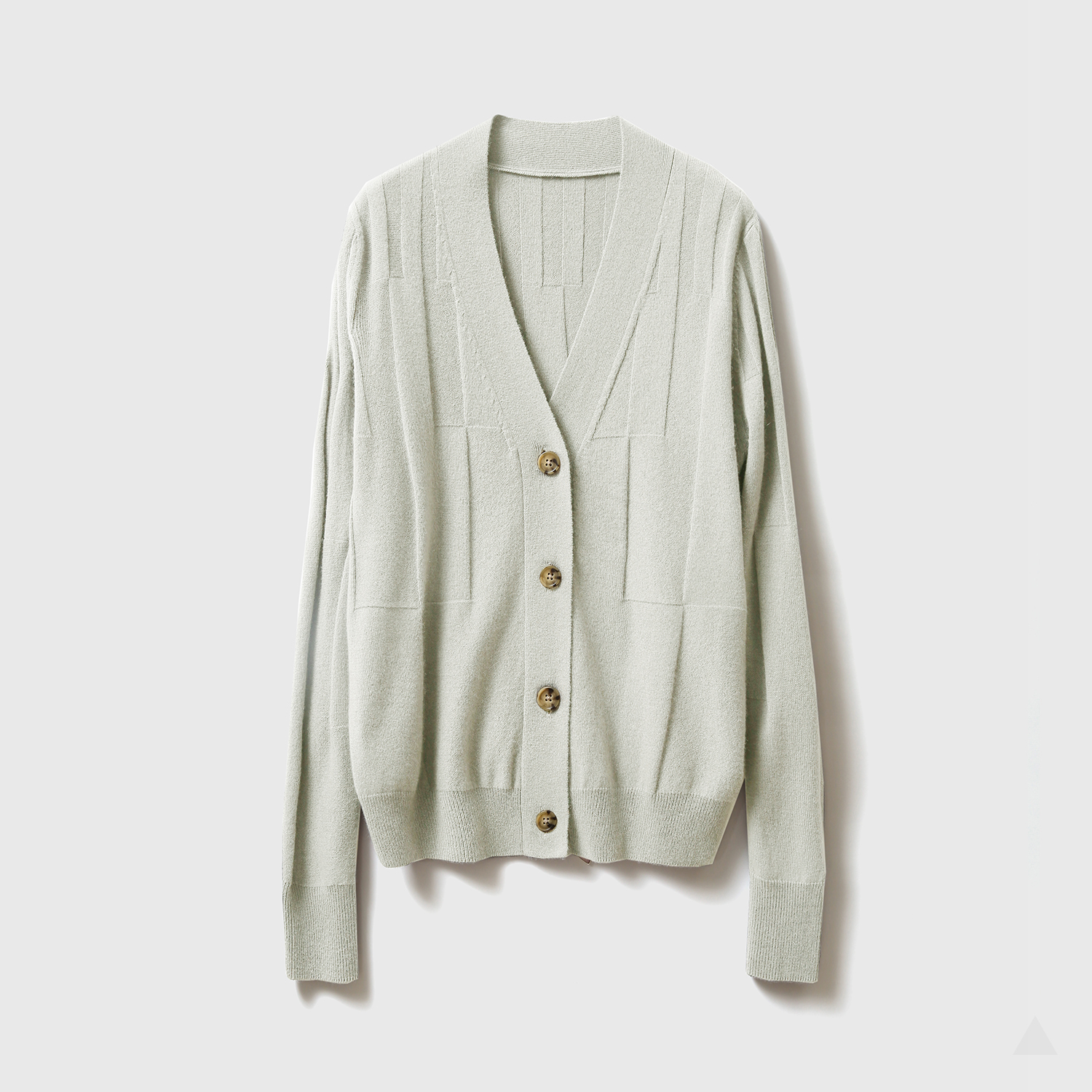 戎美【ZZ0207689】法奢浮雕美~德国12G羊绒 开衫/背心 针织套装