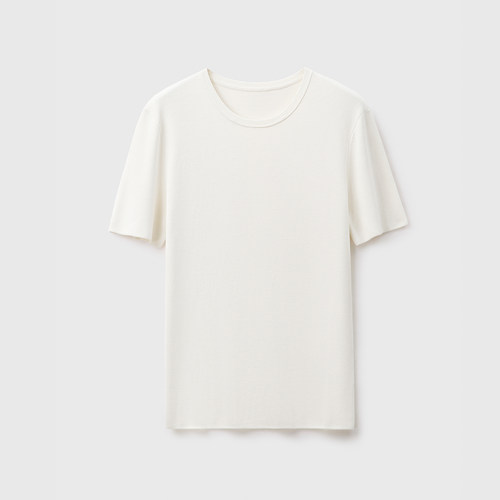 慢真丝饱满筋骨呼吸柔软短袖上衣