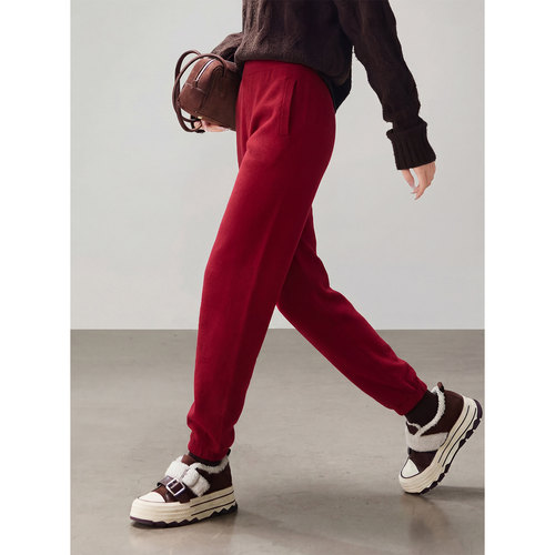 戎美“优雅运动 舒适无压”CONSINEE纯羊绒 针织时装开衫/慢跑裤