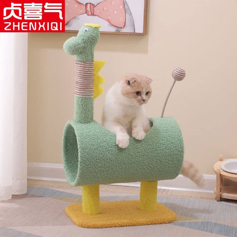 贞喜气猫爬架带窝小户型猫窝四季通用可爱网红猫架子猫抓柱猫玩具怎么样,好用不?
