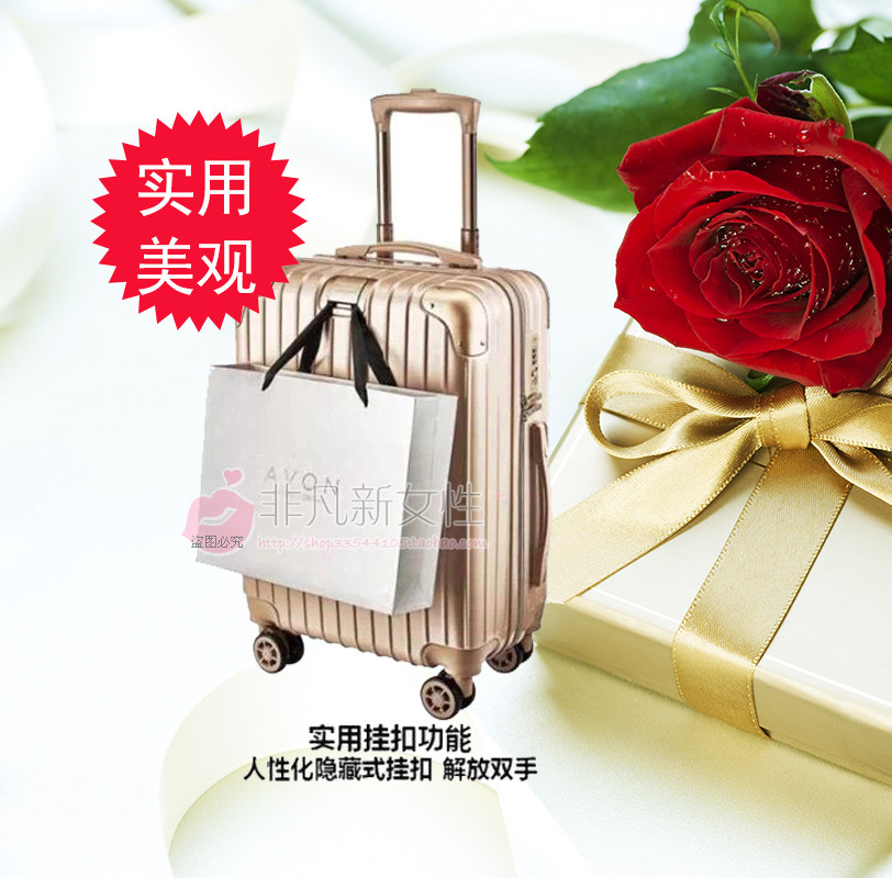 金致拉杆箱旅行箱20寸360静音万向轮行李箱耐磨密码锁男女士雅芳