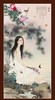 Famous person master Hand painted LUCKY KING Chinese painting Landscape painting peony Flower Fengshui Lucky Blossoming customized
