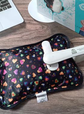 柯诺丝光面电热水袋充电防爆暖手宝8308暖水袋安全防爆暖肚子注水