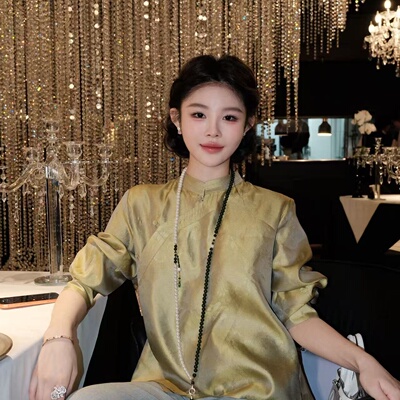 CANCAN STUDIO【浮光•昭昭】原创设计新中式上衣G9519