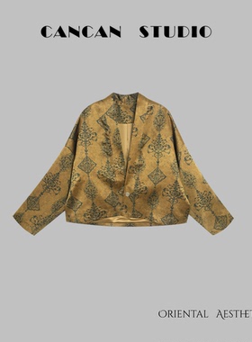 CANCAN STUDIO-新中式原创设计秋季长袖上衣G335106