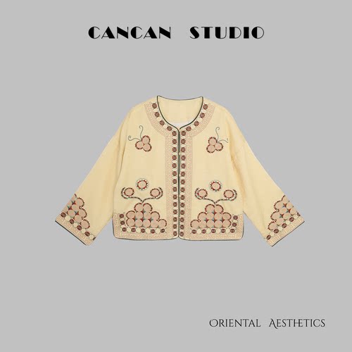 CANCAN STUDIO-新中式原创设计中式外套SZ100126