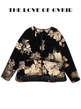 CANCAN STUDIO-新中式原创设计休闲百搭宽松羽绒外套G77320