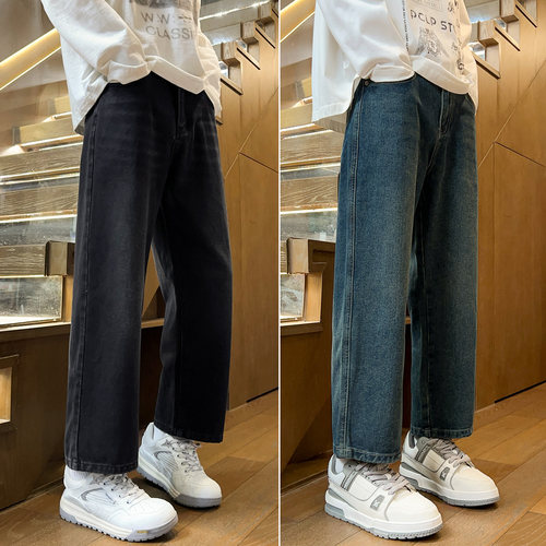 2025新款牛仔裤男款宽松直筒