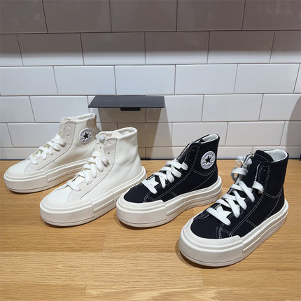 CONVERSE匡威 悠游All Star男女厚底鞋增高UU鞋面包鞋板鞋A04689C