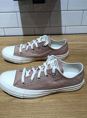 CONVERSE匡威 All Star腰果花刺绣女子低帮休闲透气帆布鞋A10247C