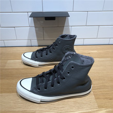 Converse匡威秋冬款皮质加绒保暖男女高帮休闲鞋板鞋棉鞋 A02055C