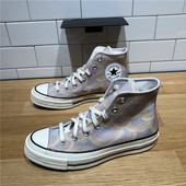 Converse匡威新款 A07885C 1970s男女复古浅紫色高帮休闲透气帆布鞋