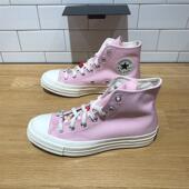 CONVERSE匡威1970S女子粉红色蝴蝶刺绣DIY坠饰高帮帆布鞋 A06095C