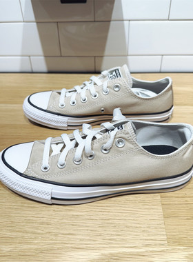 CONVERSE匡威新款All Star卡其色男女低帮透气休闲帆布鞋 A20958C