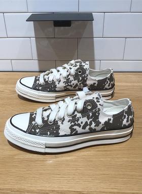 CONVERSE匡威 1970S迷彩印染女子低帮休闲复古透气帆布鞋 A10139C