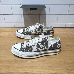 CONVERSE匡威 A10139C 1970S迷彩印染女子低帮休闲复古透气帆布鞋