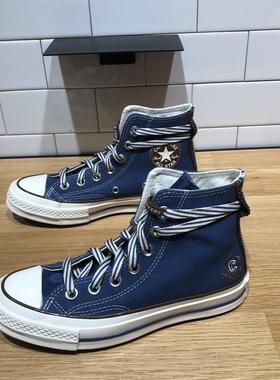 CONVERSE匡威 1970S男女学院风徽章刺绣休闲鞋透气帆布鞋 A12448C