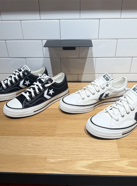 CONVERSE匡威复古76男女经典黑白低帮星箭休闲板鞋德训鞋A01607C