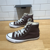 Star红棕色男女高帮透气休闲帆布鞋 CONVERSE匡威新款 All A04543C