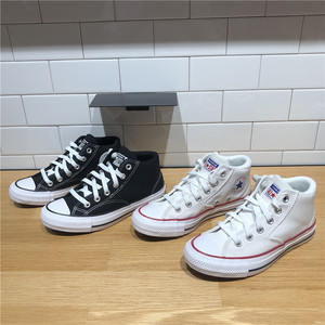 Converse匡威莫尔登Malden Street经典黑白男女中帮帆布鞋A00812C