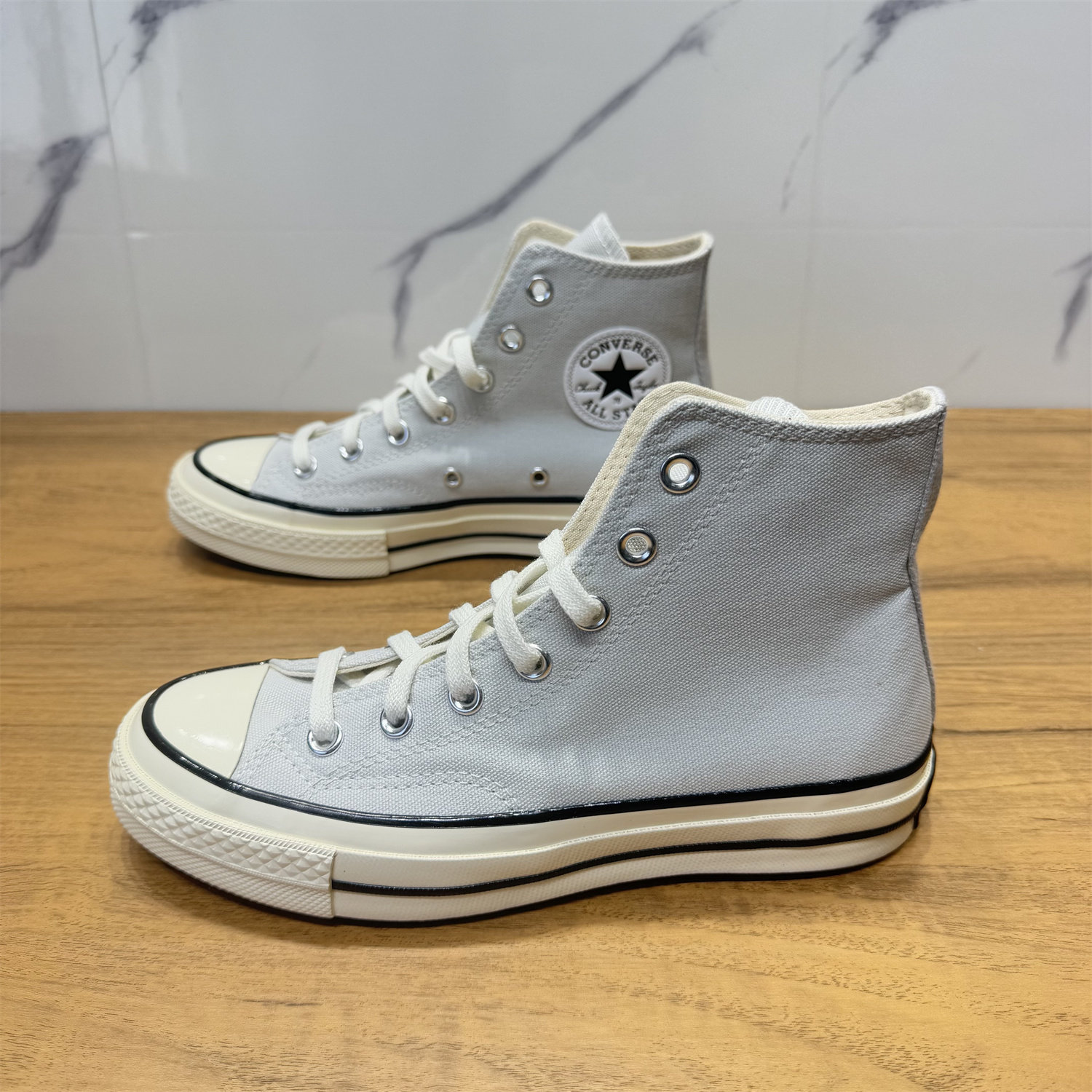 CONVERSE匡威1970S月光灰浅灰高帮男女休闲复古透气帆布鞋A06526C