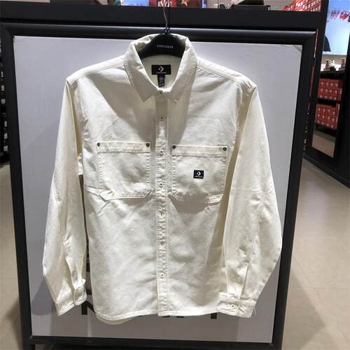 匡威春季男子工装风多口袋衬衫