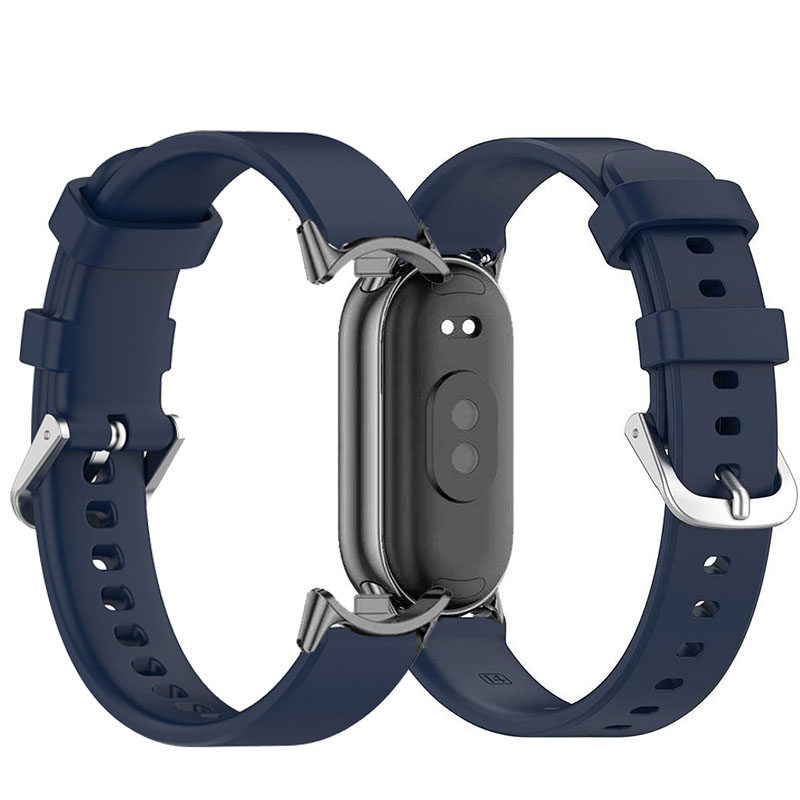 小米手环8/9代卡扣针扣手表腕带xiaomi10/9nfc硅胶金属扣运动表带