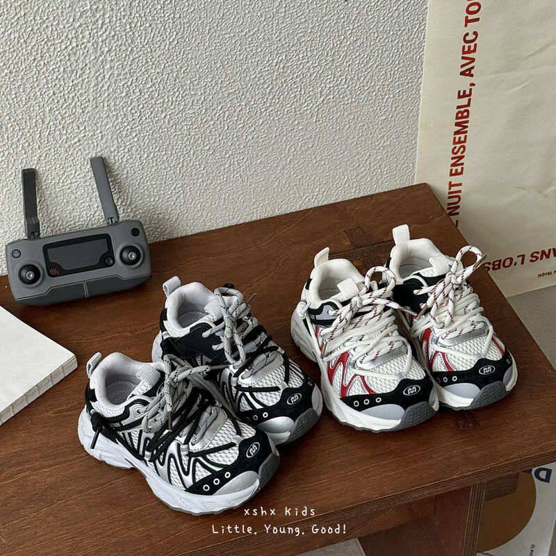 XSHX巴黎之巅｜重工男女童运动鞋机能轻量防滑跑步魔术贴潮流复古