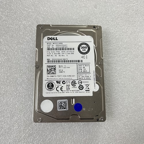 DELL/戴尔 0NWH7V 300G 15K SAS 6G 2.5寸 服务器原装硬盘 0NWH7V