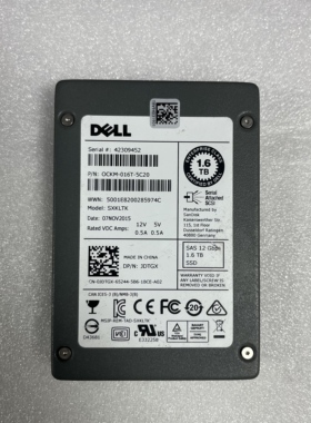 戴尔服务器硬盘2M61G OCKM-016T-5C20 SXKLTK 1.6TB SAS 12Gbps