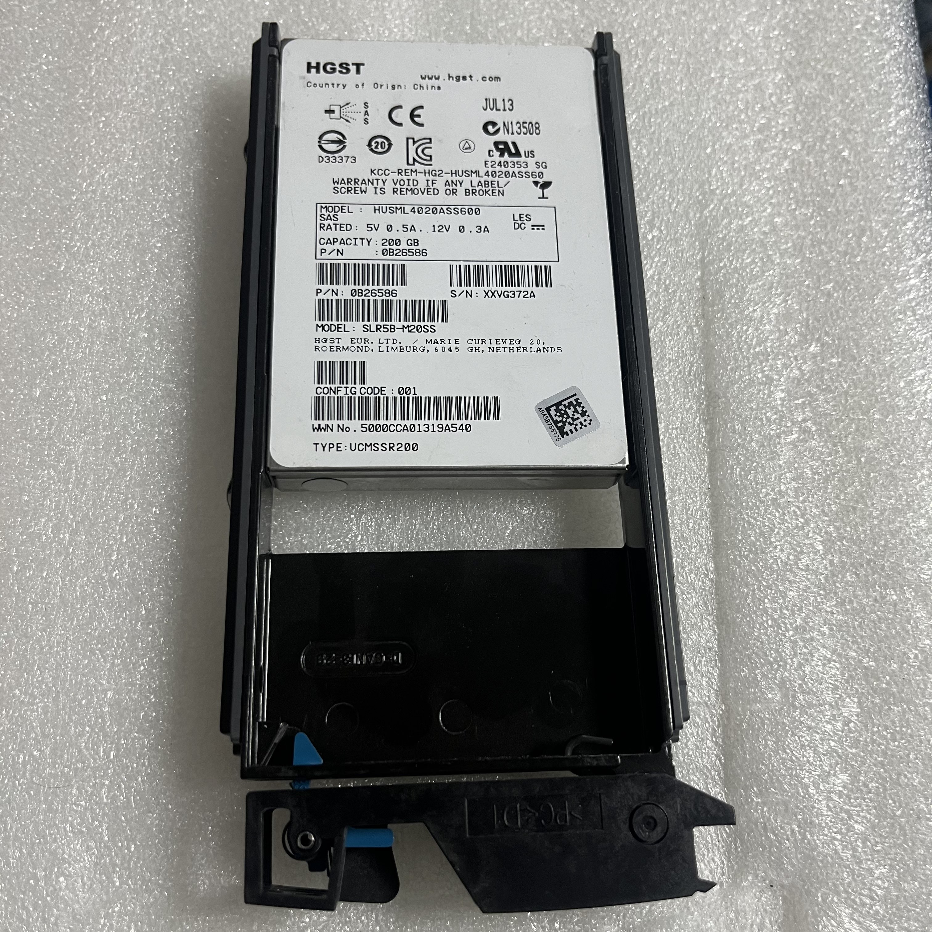 5541907-A B5A-M200SS HDS VSP 200GB SAS 2.5 T SFF SSD HDD