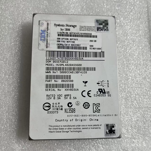 IBM HUSML4020ASS600 200 GB 2.5 SAS 6Gbps 90Y7700 ssd