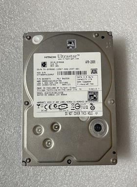1T SATA硬盘HITACHI/日立 0YR660 HUA7210101TB SATA 3.0 Gb/s