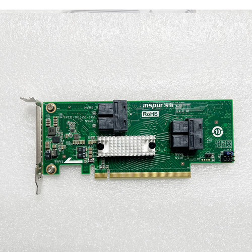 拆机浪潮 12G U2拆分卡 阵列卡 YZCA-00622-101 YPCB-00622-1P2