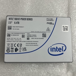 U.2 6.4T P5620 NVMe SSDPF2KE064T1K3 2.5Express 4.0 英特尔D7