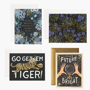 美国Rifle 卡片 进口贺卡明信片 祝福感谢致谢毕业称赞鼓励 Paper