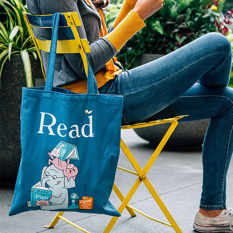 小象小猪读书会 美国out of print 儿童绘本文学帆布包童话托特包