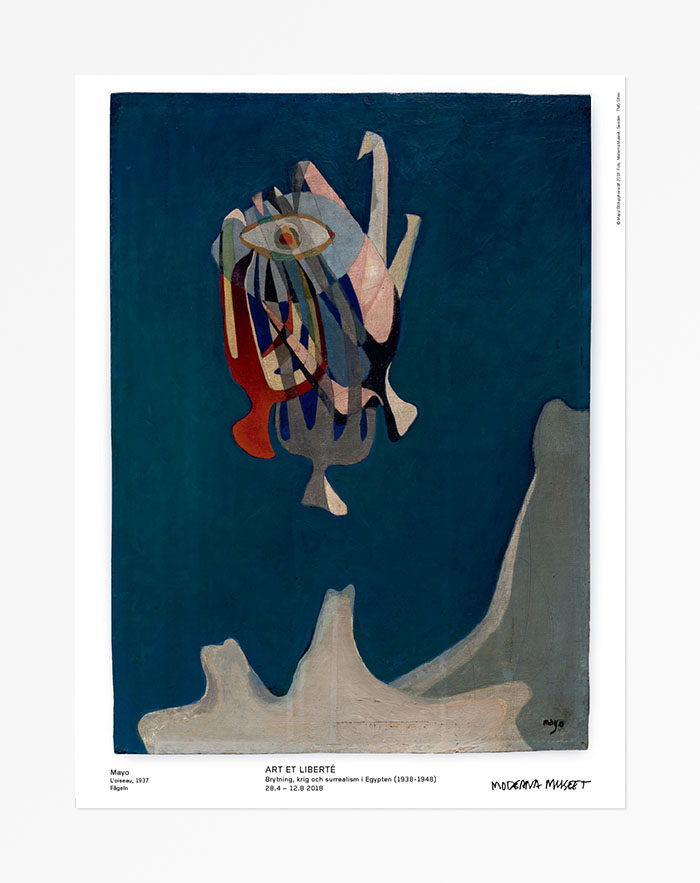 超现实梦幻风艺术海报 斯德哥尔摩当代美术馆原版进口 旁白装饰画