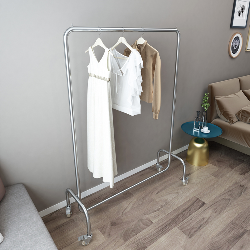 落地卧室房间可移动挂衣架