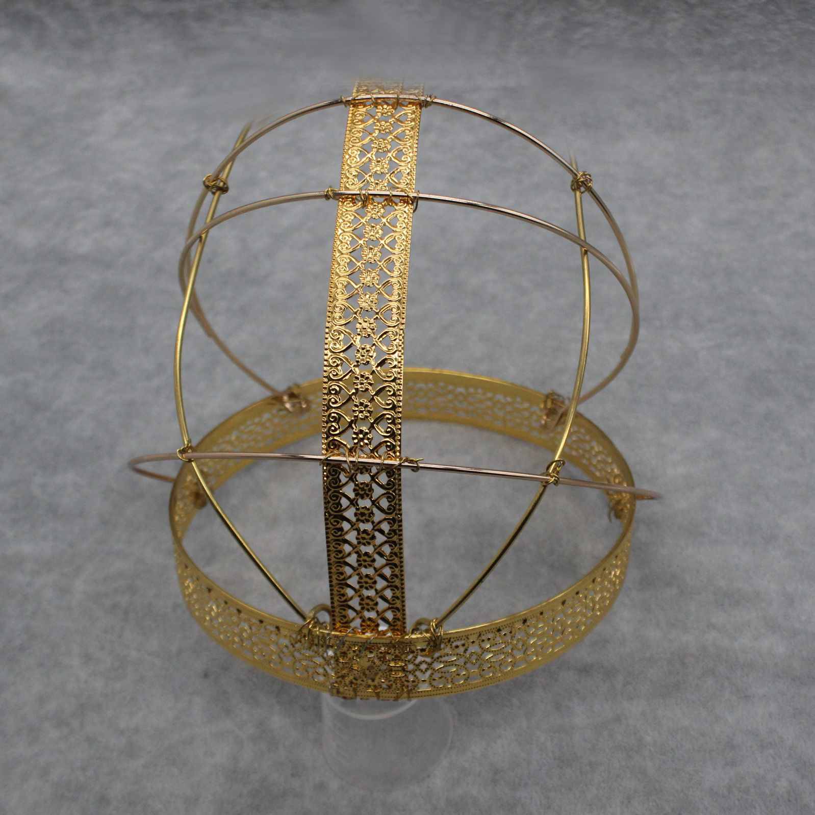 明制凤冠新娘头饰铁质材料