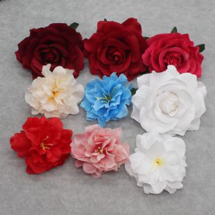饰材料 海边沙滩写真手工制作仿真花头饰森系新娘花环花朵帽子装